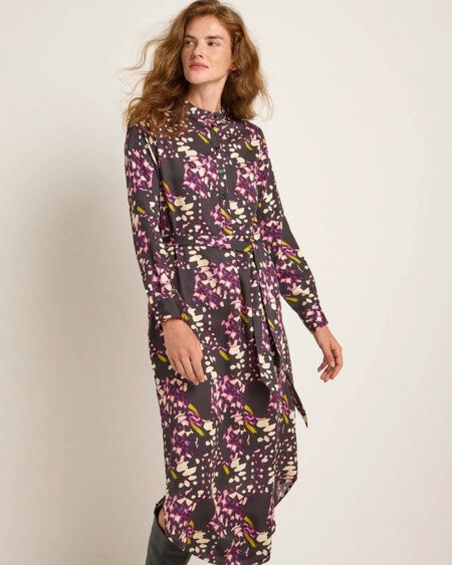 LANIUS Midikleid aus TENCEL Lyocell – Ansicht 2