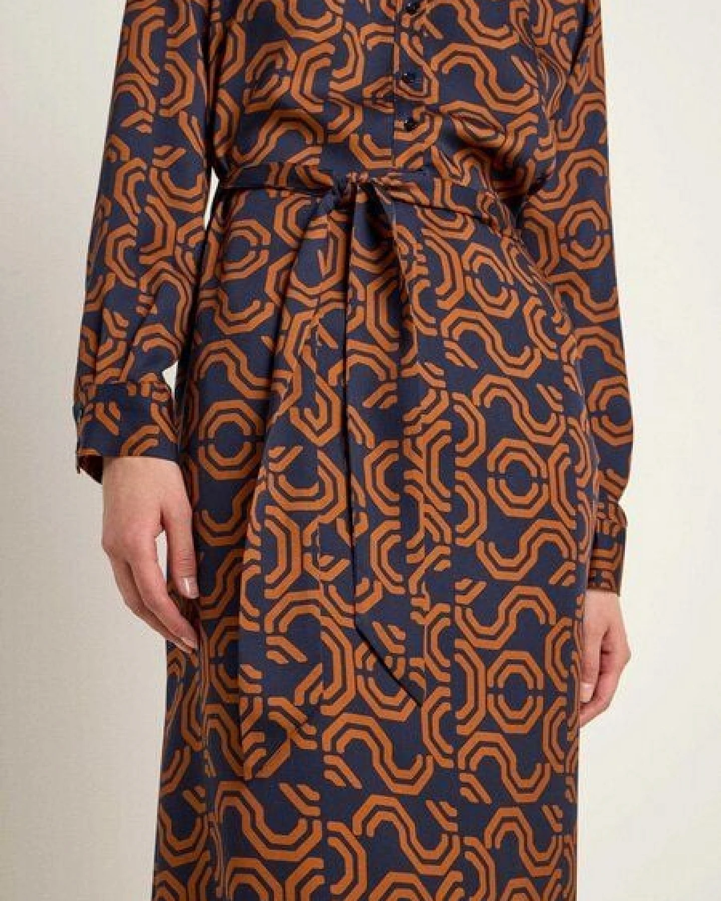 LANIUS Midikleid aus TENCEL Lyocell – Ansicht 4