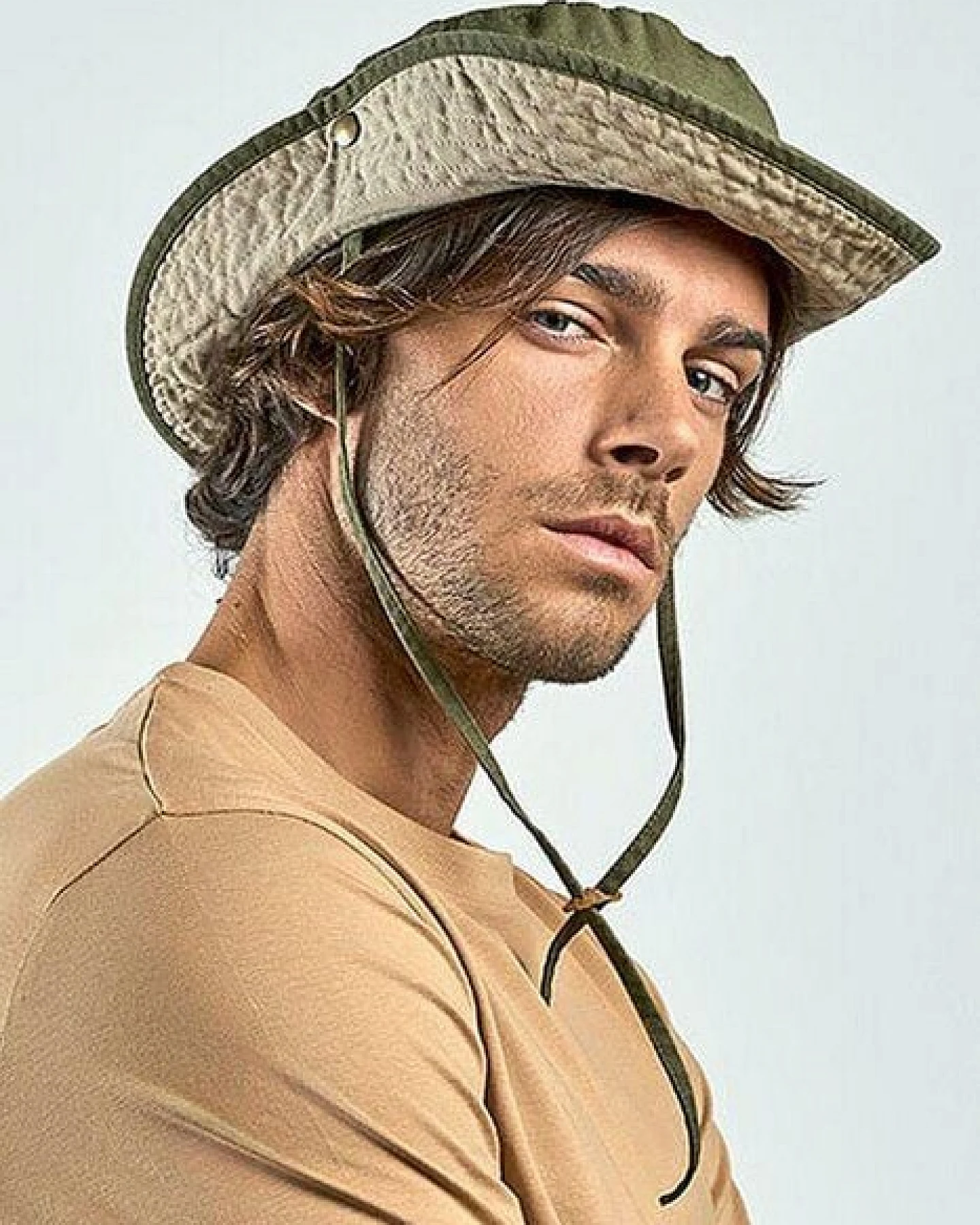 Safarihut Sonnenhut Wanderhut Trekkinghut Outdoor Hut aus recycelter und Bio-Baumwolle der Marke Atlantis Headwear – Ansicht 2