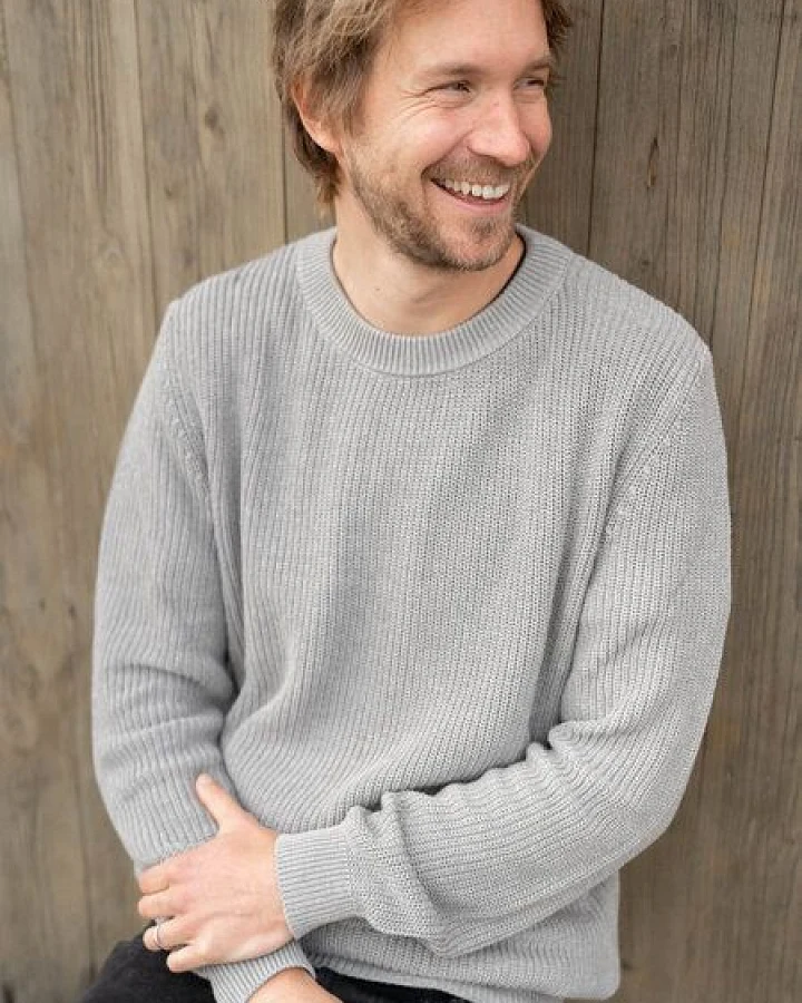 FUXBAU 4Seasons Männer Strickpullover