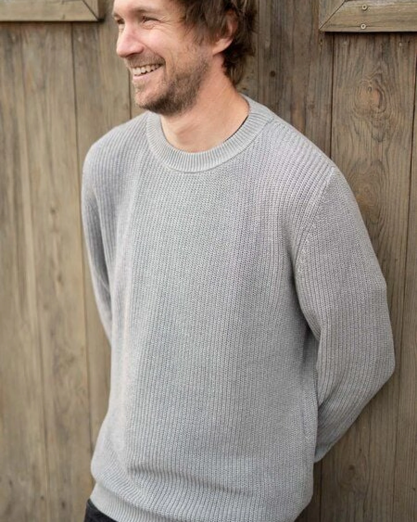 FUXBAU 4Seasons Männer Strickpullover – Ansicht 3