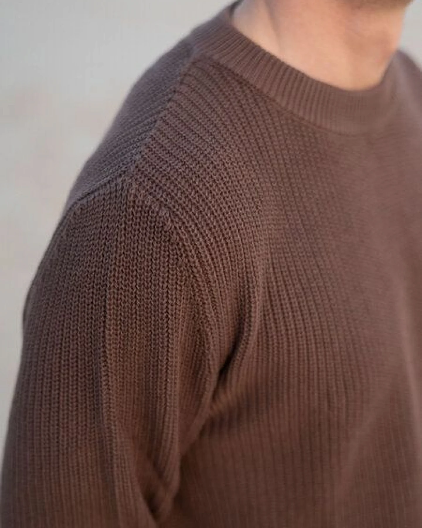 FUXBAU 4Seasons Männer Strickpullover – Ansicht 3