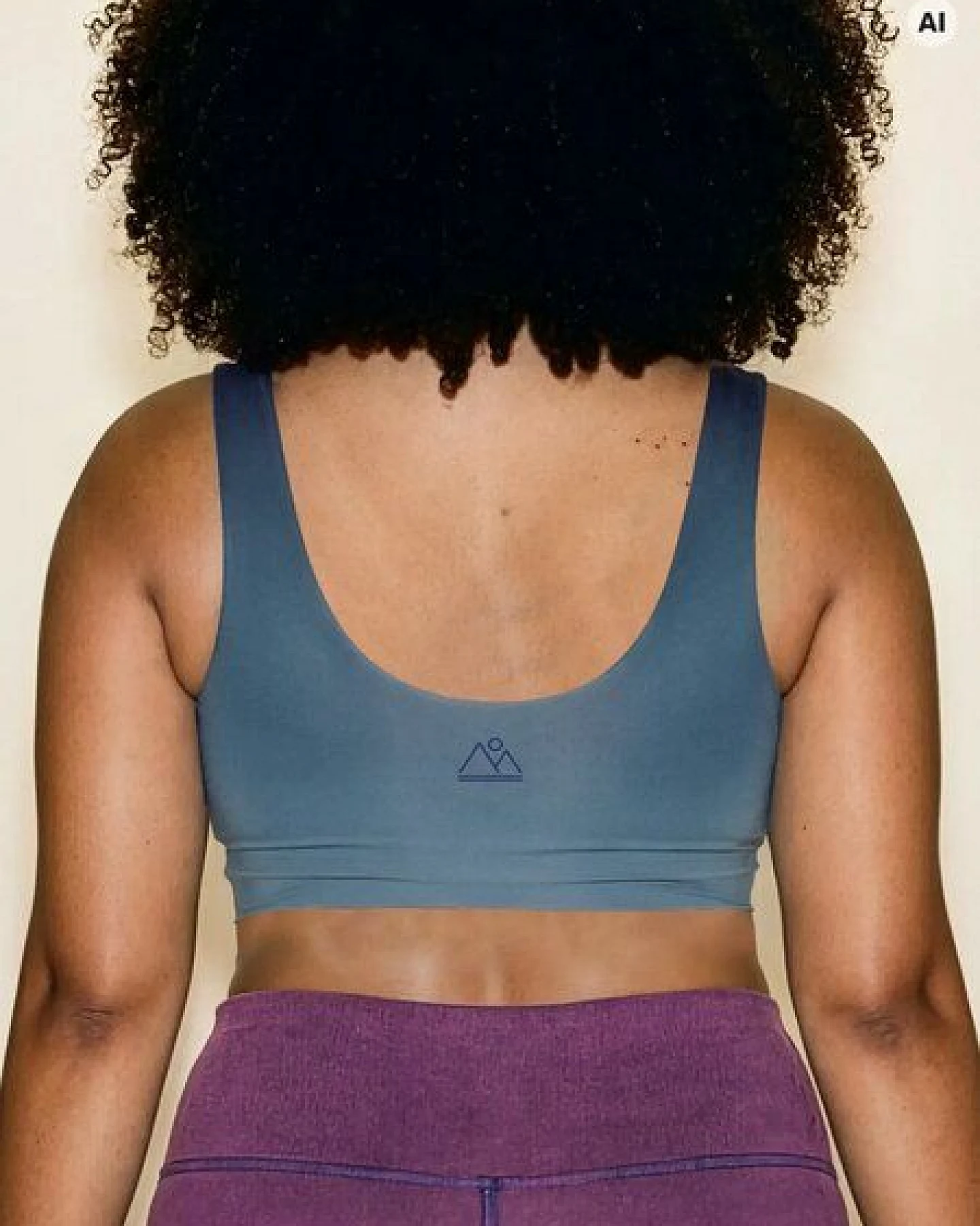 nice to meet me Reversible Crop Tank – wendbares Top aus Bio-Baumwolle – Ansicht 2