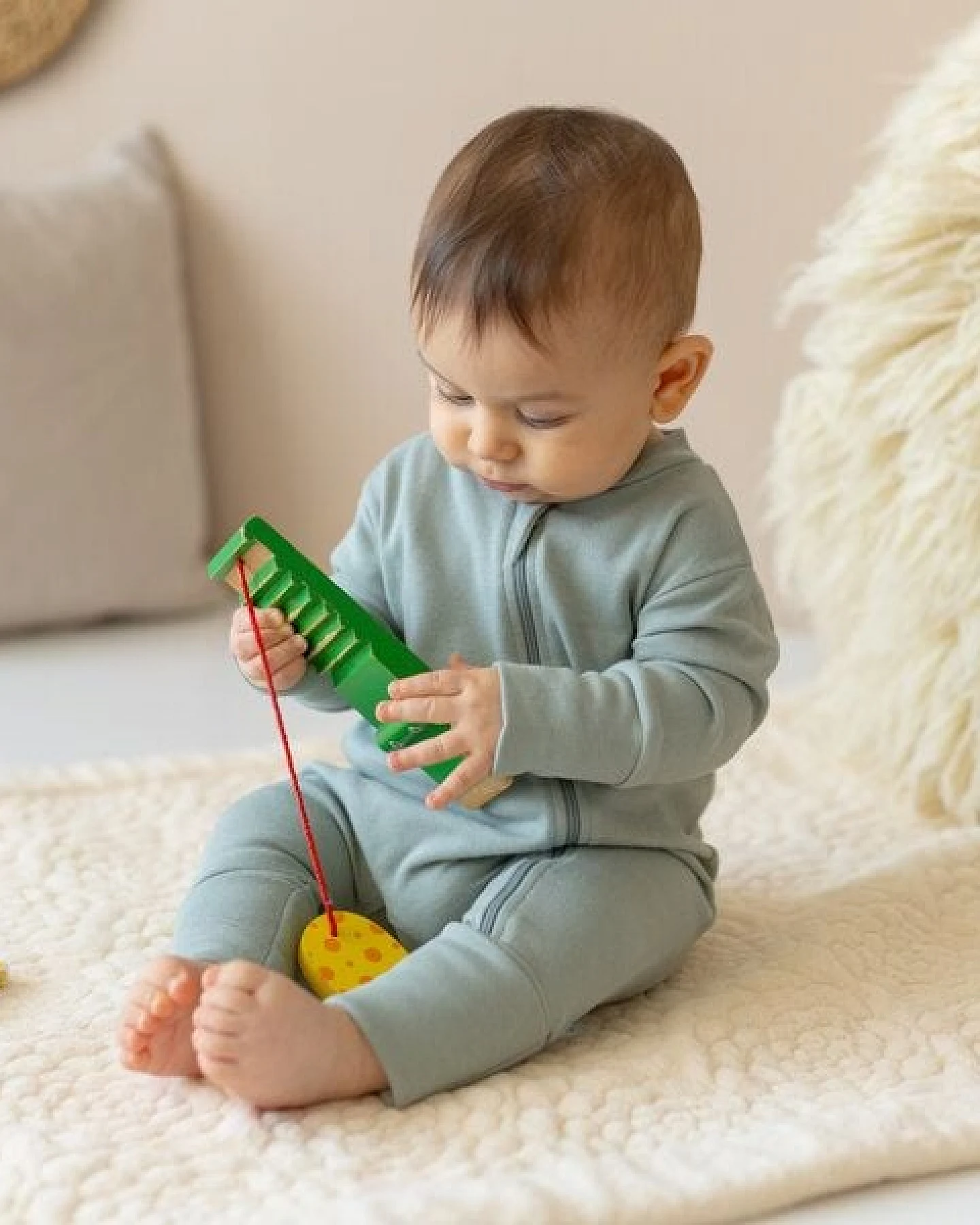 Elsara Mitwachsender Babystrampler Bio-Baumwolle 100% GOTS – Ansicht 2