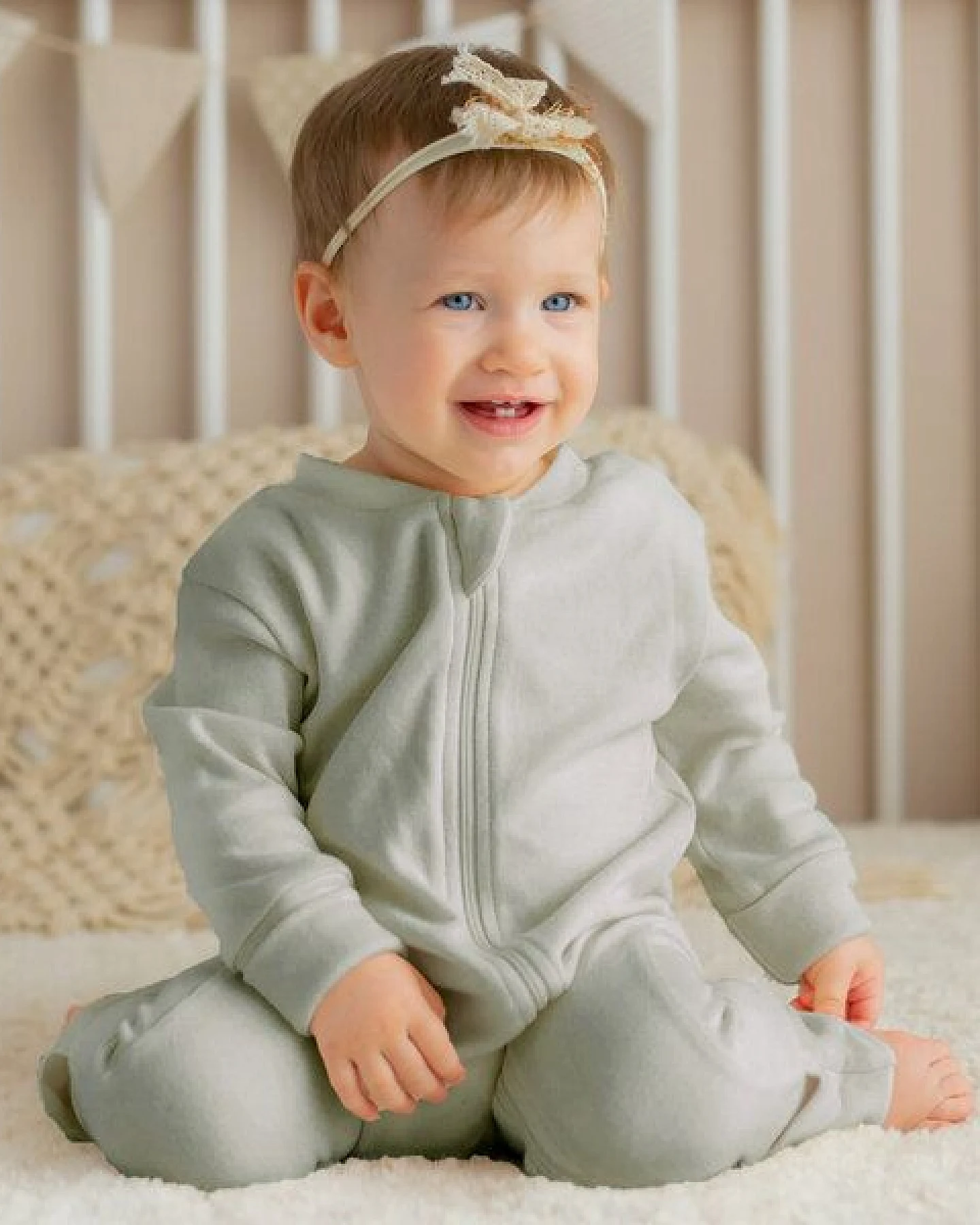Elsara Mitwachsender Babystrampler Bio-Baumwolle 100% GOTS – Ansicht 2