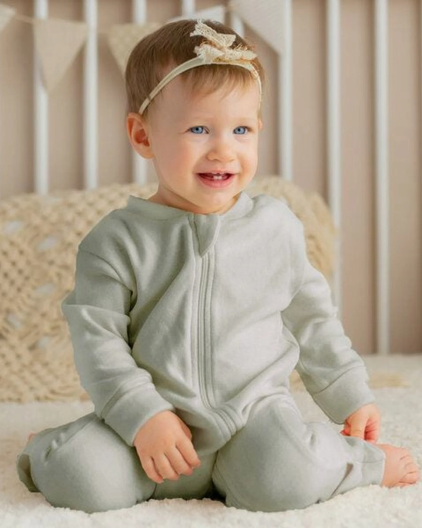Elsara Mitwachsender Babystrampler Bio-Baumwolle 100% GOTS – Ansicht 2