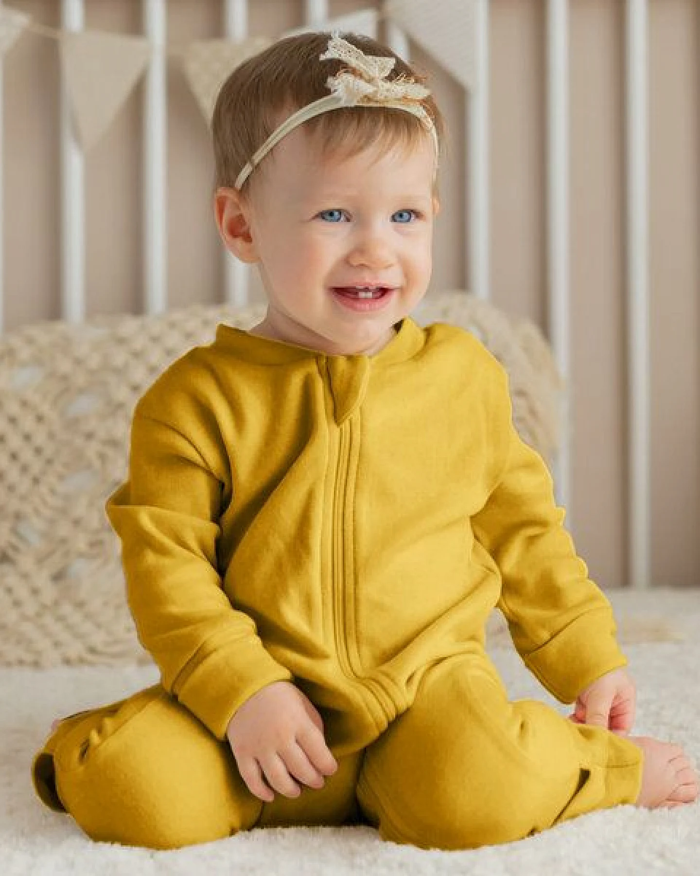Elsara Mitwachsender Babystrampler Bio-Baumwolle 100% GOTS – Ansicht 2