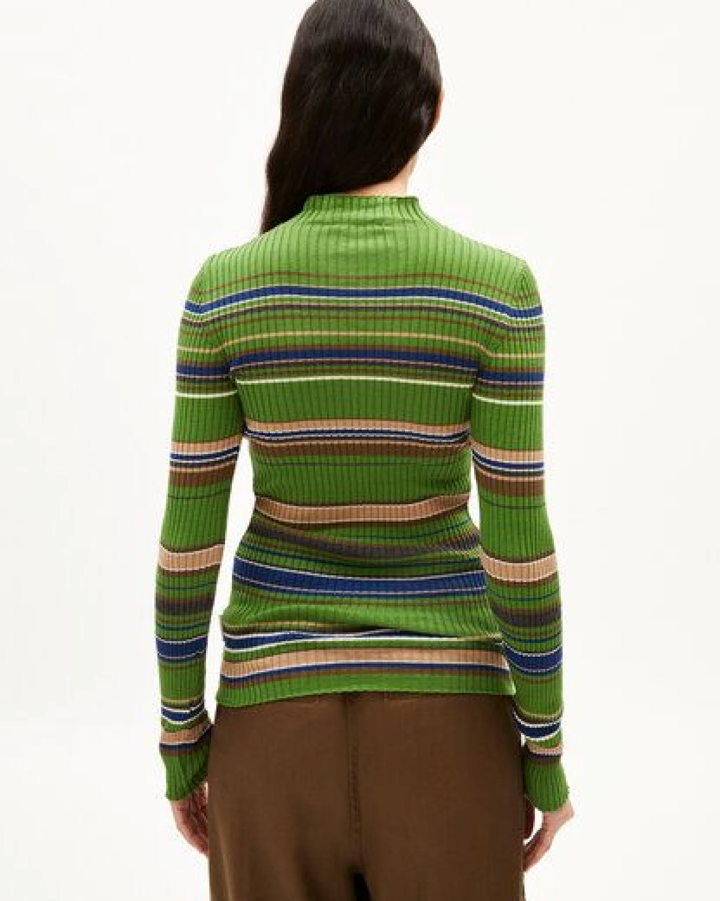 ARMEDANGELS ALAANIA NEW STRIPES - Damen Pullover Slim Fit aus Bio-Baumwolle – Ansicht 2