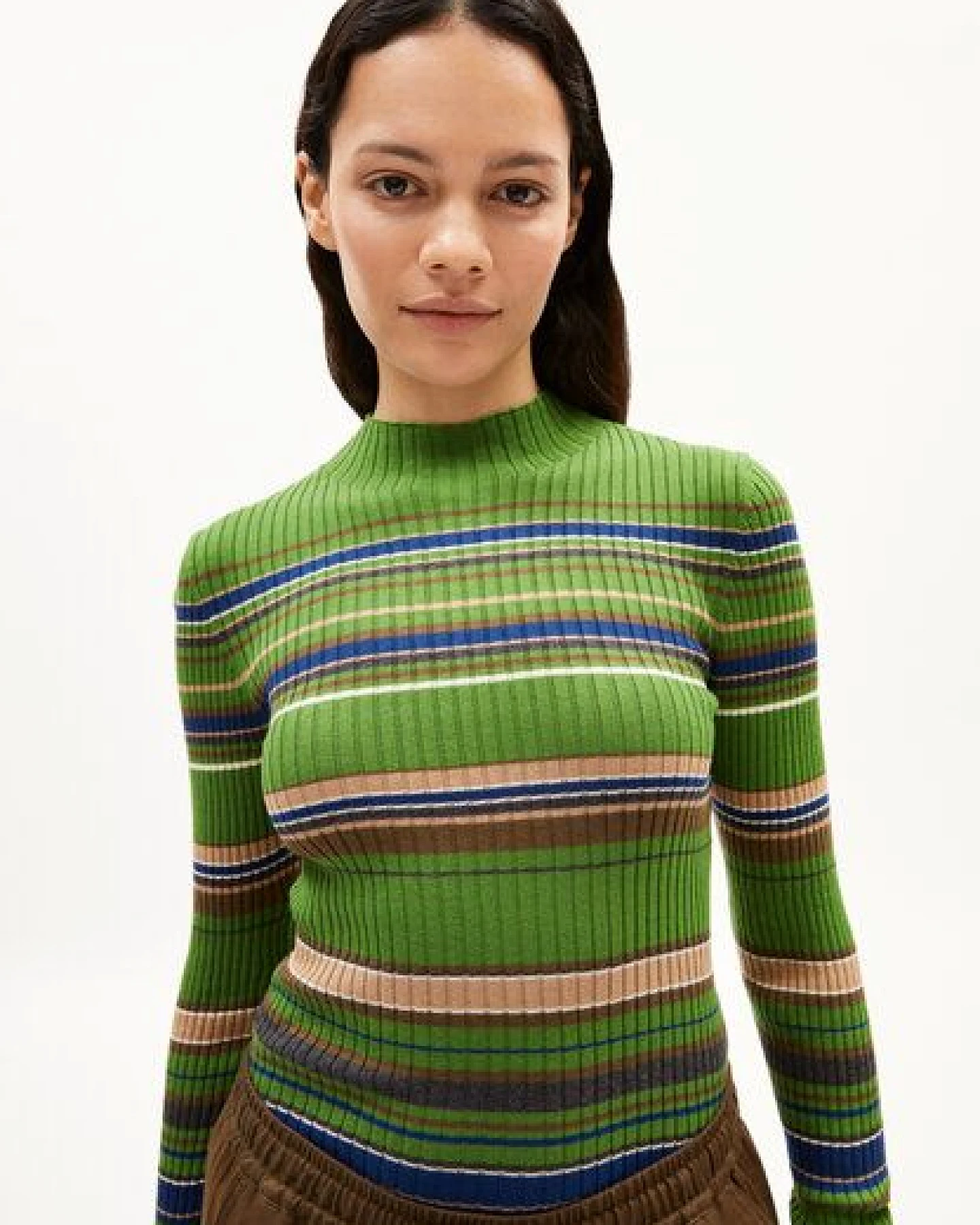 ARMEDANGELS ALAANIA NEW STRIPES - Damen Pullover Slim Fit aus Bio-Baumwolle – Ansicht 3