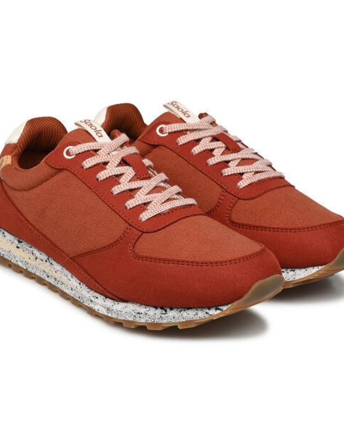 SAOLA Vegane retro Sneaker - Alta Vibram W 2.0 Burgundy – Ansicht 2