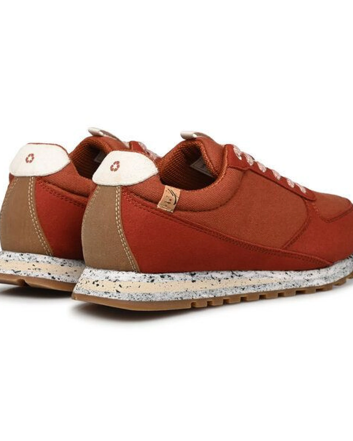 SAOLA Vegane retro Sneaker - Alta Vibram W 2.0 Burgundy – Ansicht 3