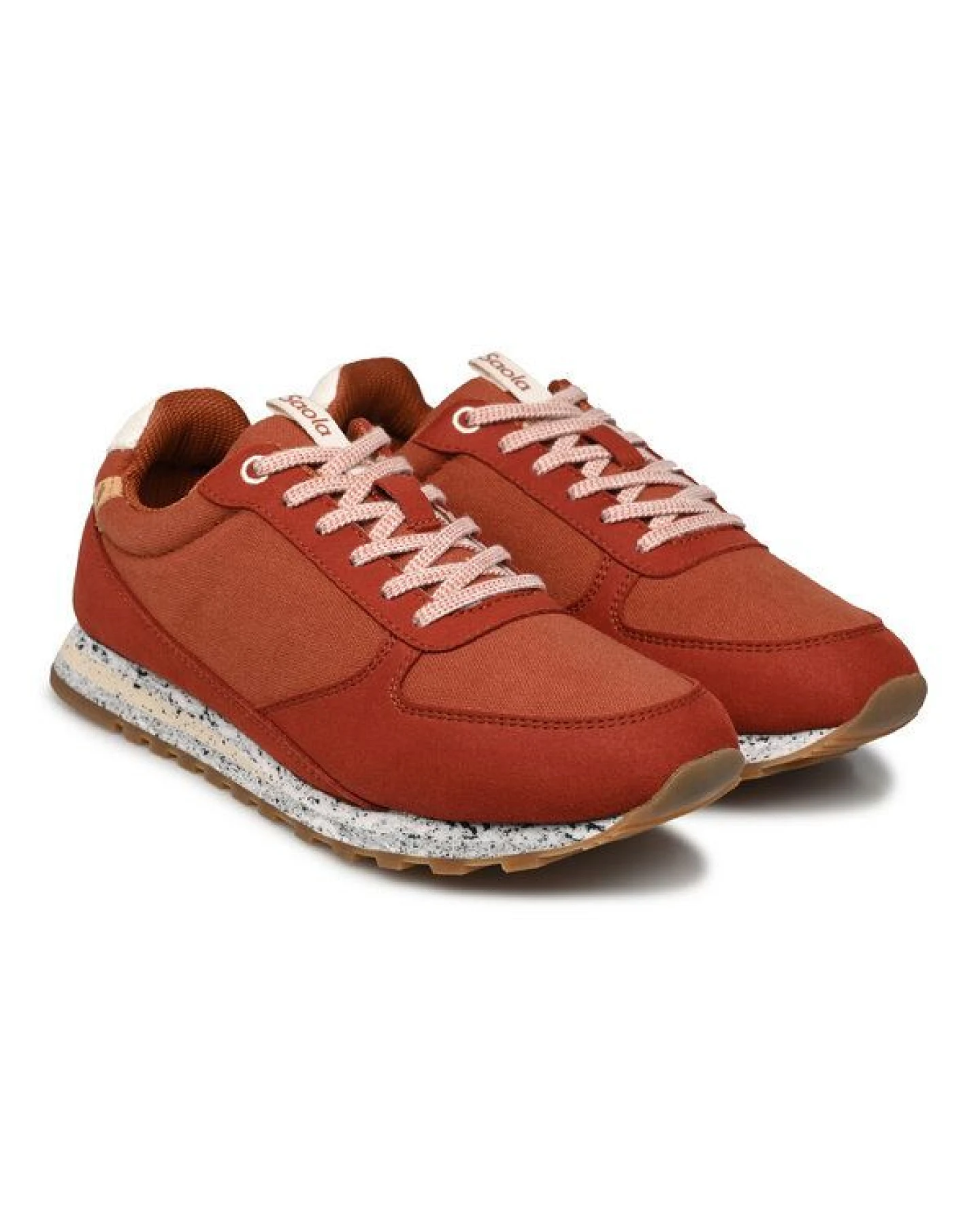 SAOLA Vegane retro Sneaker - Alta Vibram W 2.0 Burgundy – Ansicht 2