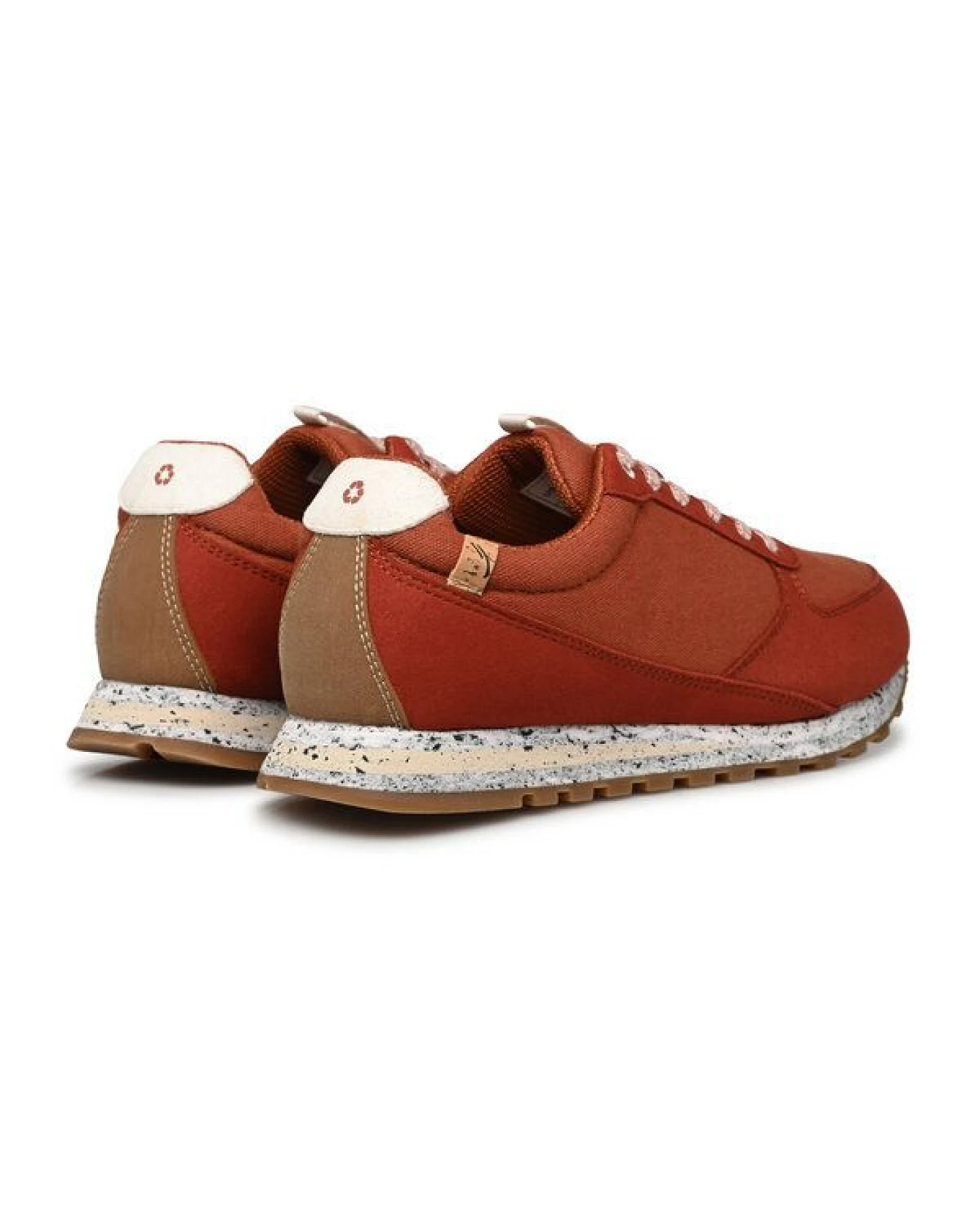 SAOLA Vegane retro Sneaker - Alta Vibram W 2.0 Burgundy – Ansicht 3