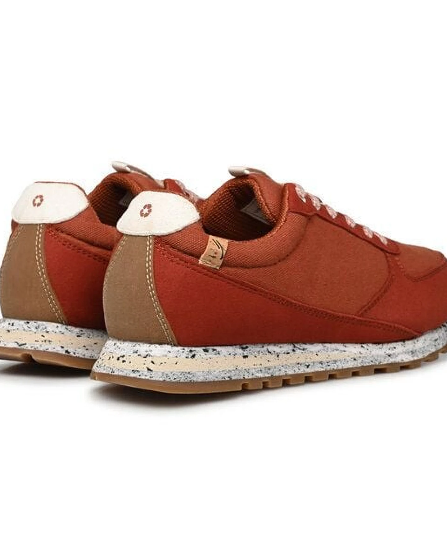 SAOLA Vegane retro Sneaker - Alta Vibram W 2.0 Burgundy – Ansicht 3