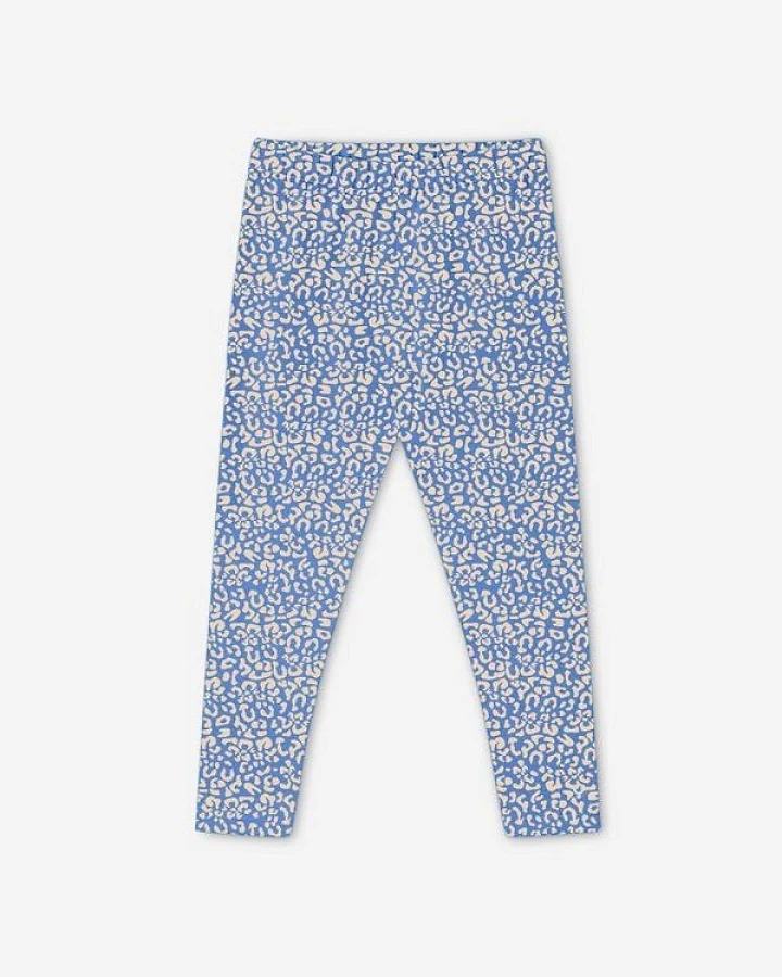 Orbasics Play-All-Day Leggings Printed I Sky Blue