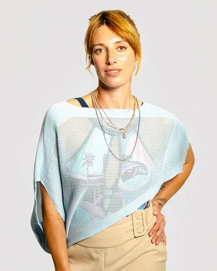 LANARTO slow fashion Poncho Cape 100% Biobaumwolle made in germany