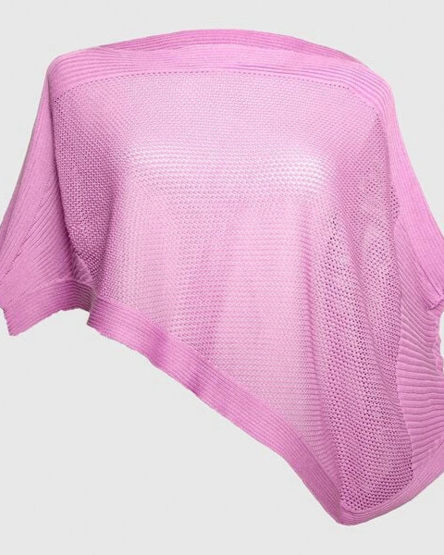 LANARTO slow fashion Poncho Cape 100% Biobaumwolle made in germany – Ansicht 4