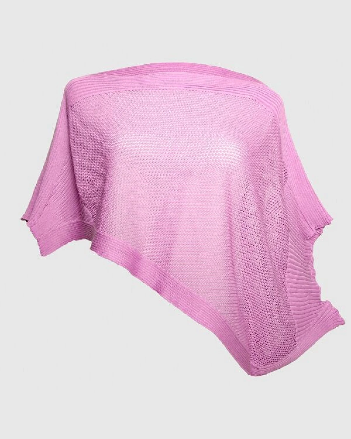 LANARTO slow fashion Poncho Cape 100% Biobaumwolle made in germany – Ansicht 4