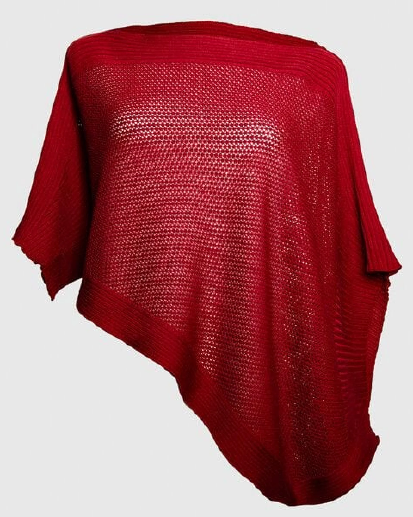 LANARTO slow fashion Poncho Cape aus mulesingfreier Merinowolle in edlen Farben – Ansicht 3
