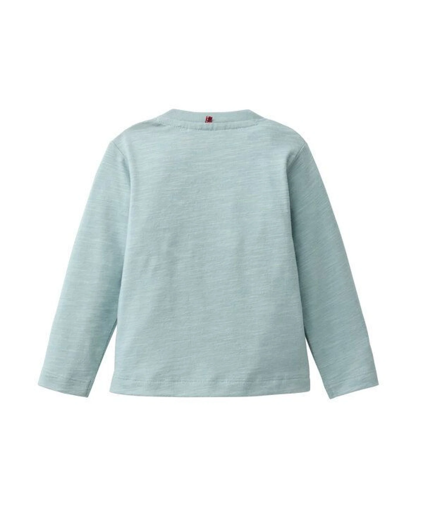 People Wear Organic Langarm Shirt, grün, "Mammut", Bio-Baumwolle – Ansicht 3