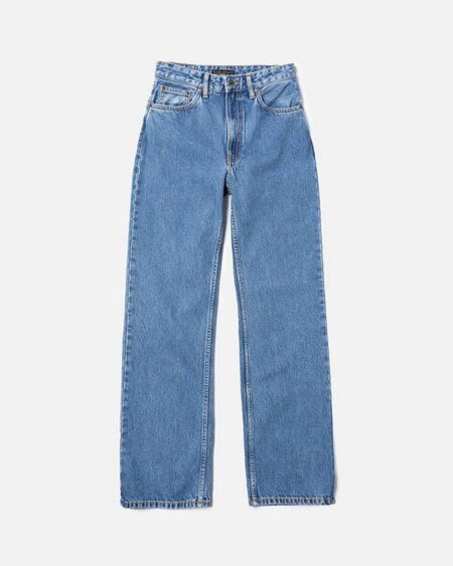 Nudie Jeans Wide Leg Jeans Clean Eileen - Casual Blue – Ansicht 3
