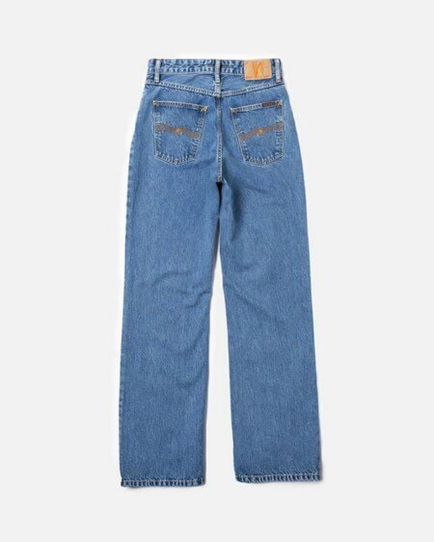 Nudie Jeans Wide Leg Jeans Clean Eileen - Casual Blue – Ansicht 4