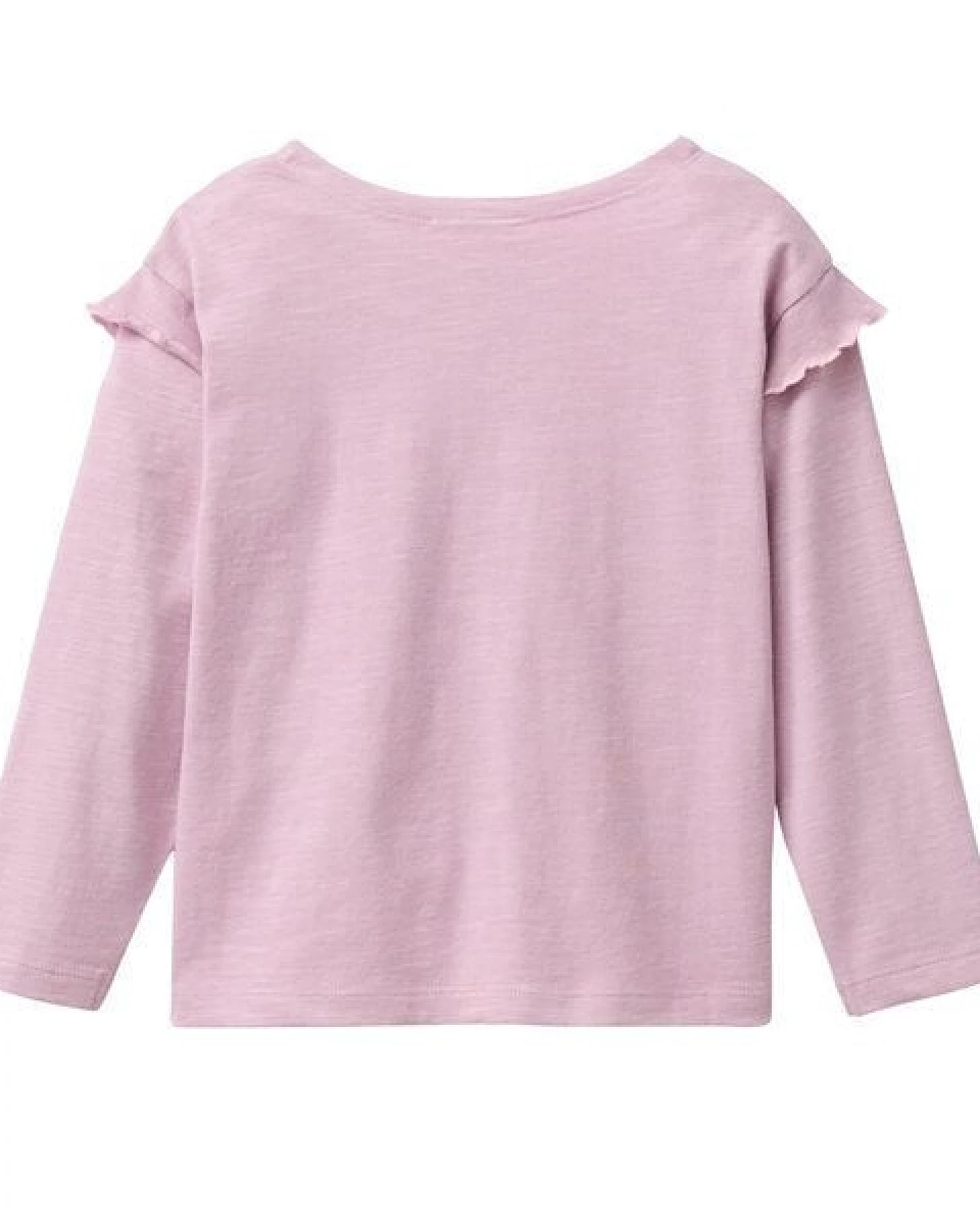 People Wear Organic Langarm Shirt, flieder, "Pferd", Bio-Baumwolle – Ansicht 4