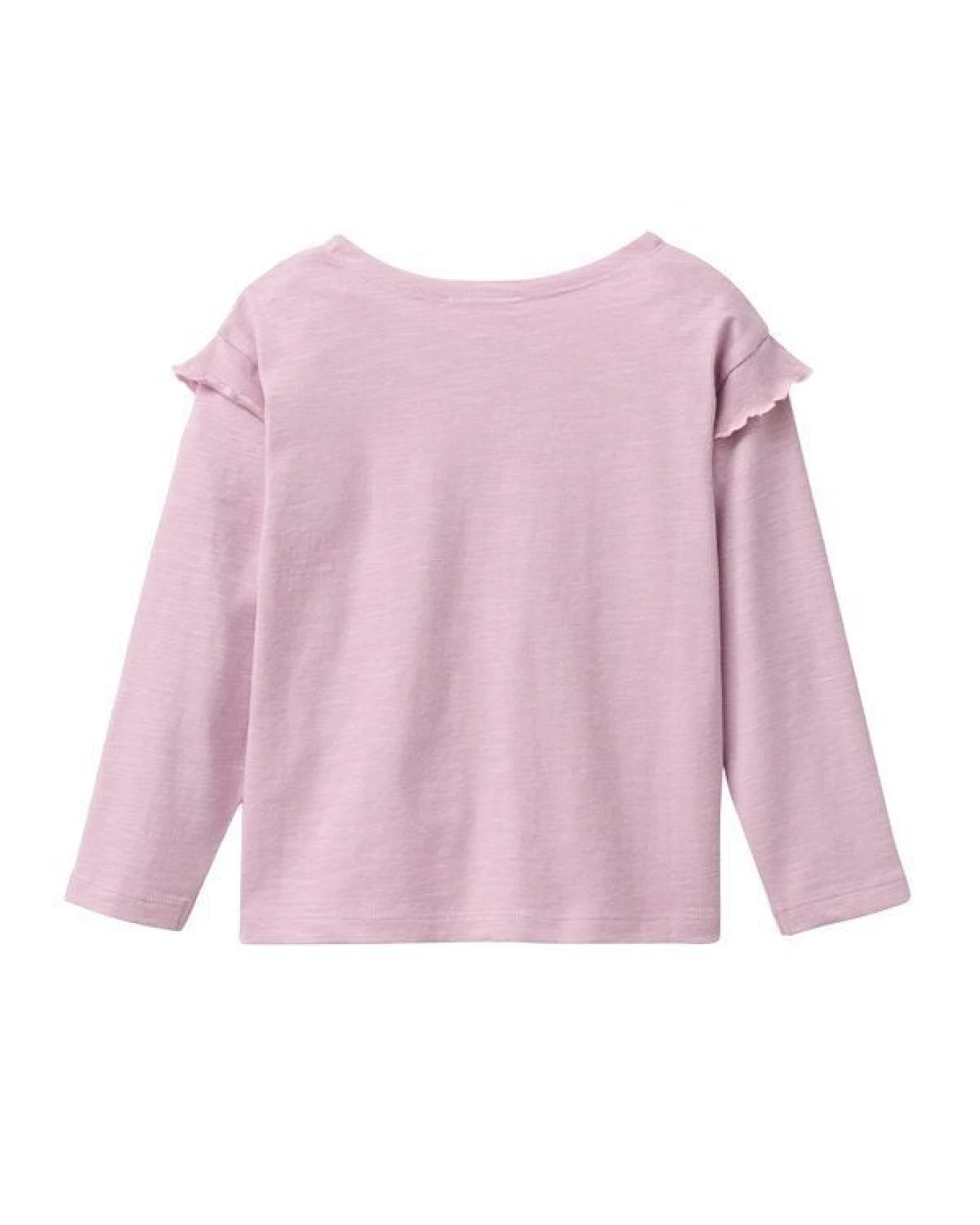 People Wear Organic Langarm Shirt, flieder, "Pferd", Bio-Baumwolle – Ansicht 4