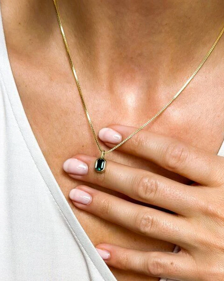 MOANINA Kette Esmeraldia • 8k Echtgold