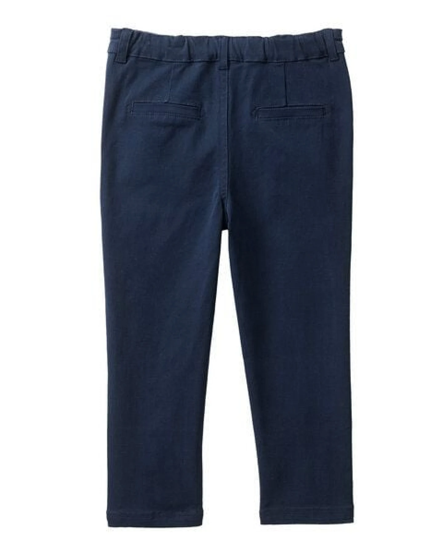 People Wear Organic Twill Chinohose, dunkelblau uni, Bio-Baumwolle – Ansicht 3