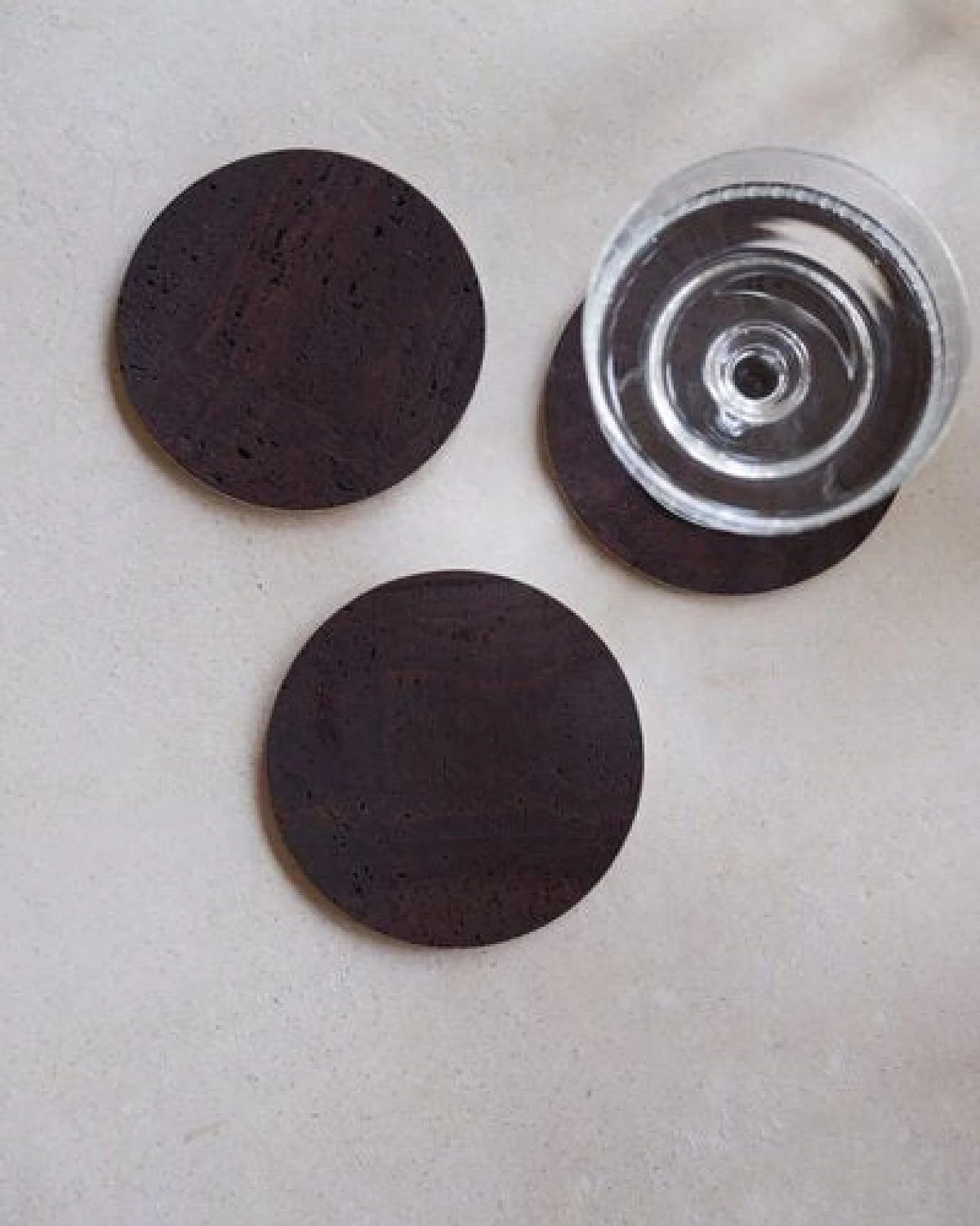 Clarissakork 6er Set Glasuntersetzer aus Kork – Ansicht 2