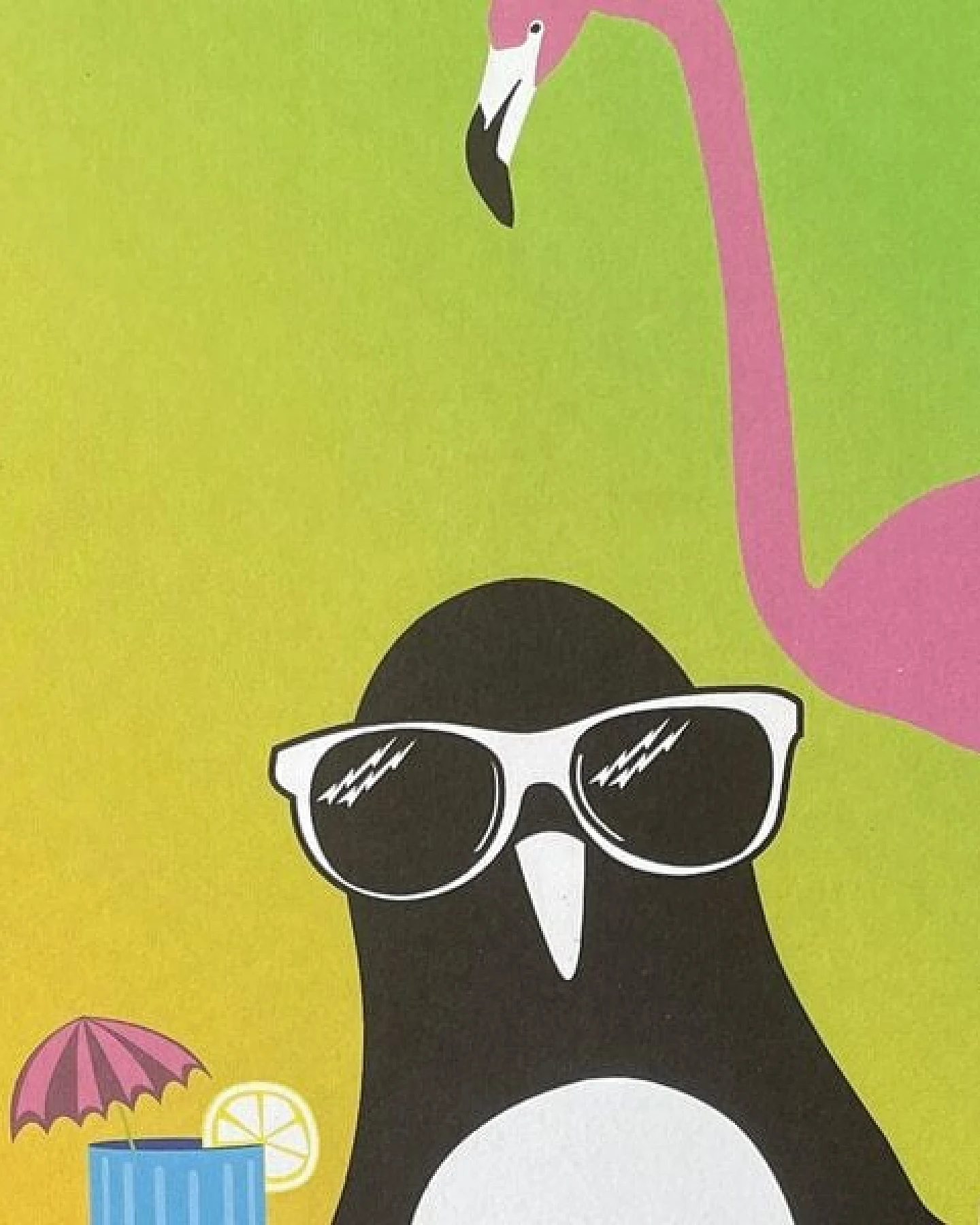 päfjes Der Urlaubs/Party Pinguin Paule - Poster A4 – Ansicht 2