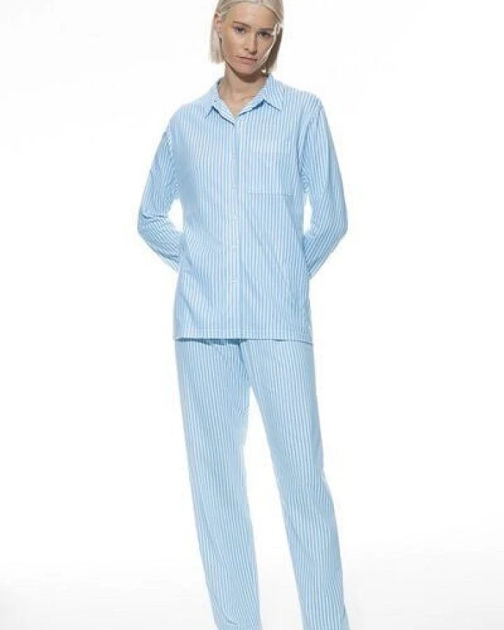 Mey Schlafanzug Pyjama lang "Elva" Bio-Baumwolle