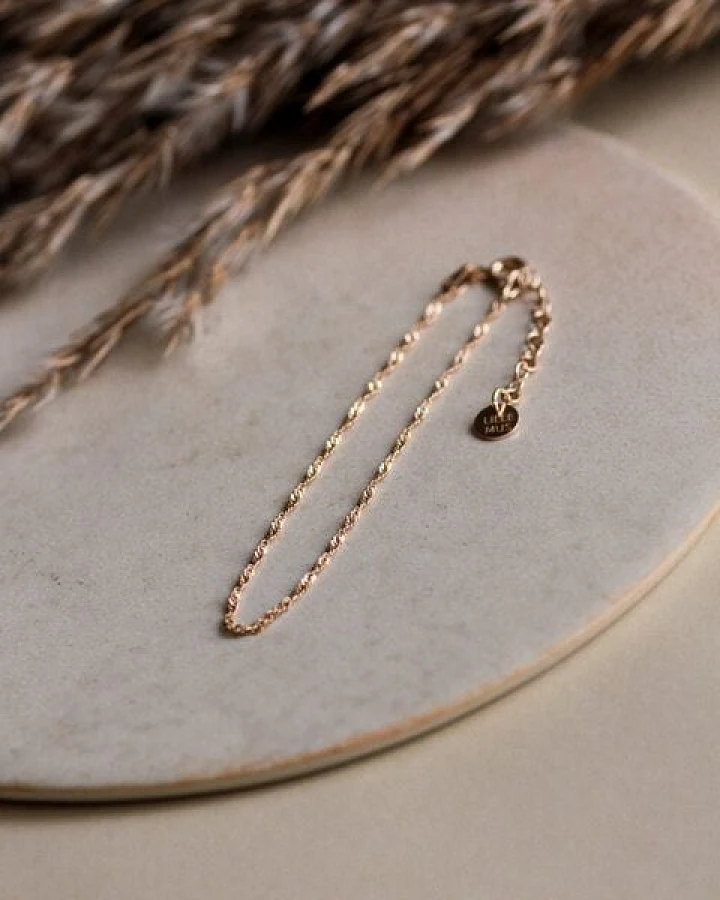 lille mus Armband 'Twist' 925 Silber / vergoldet