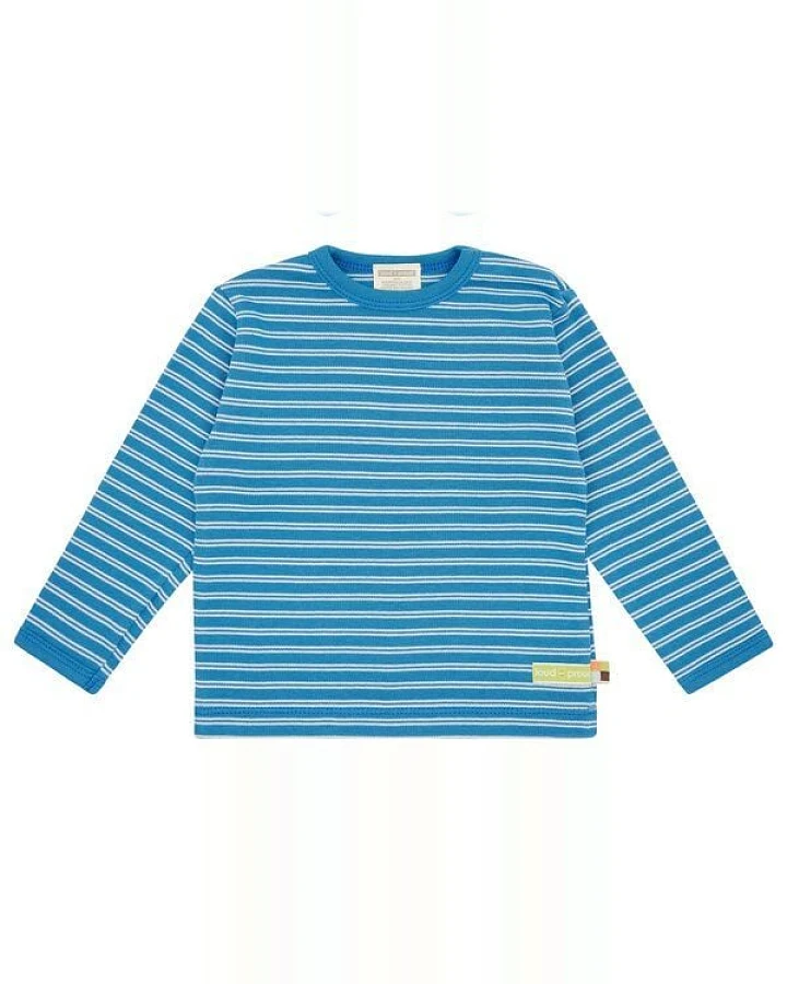 loud + proud Babys & Kinder Shirt langarm gestreift, GOTS-zertifiziert