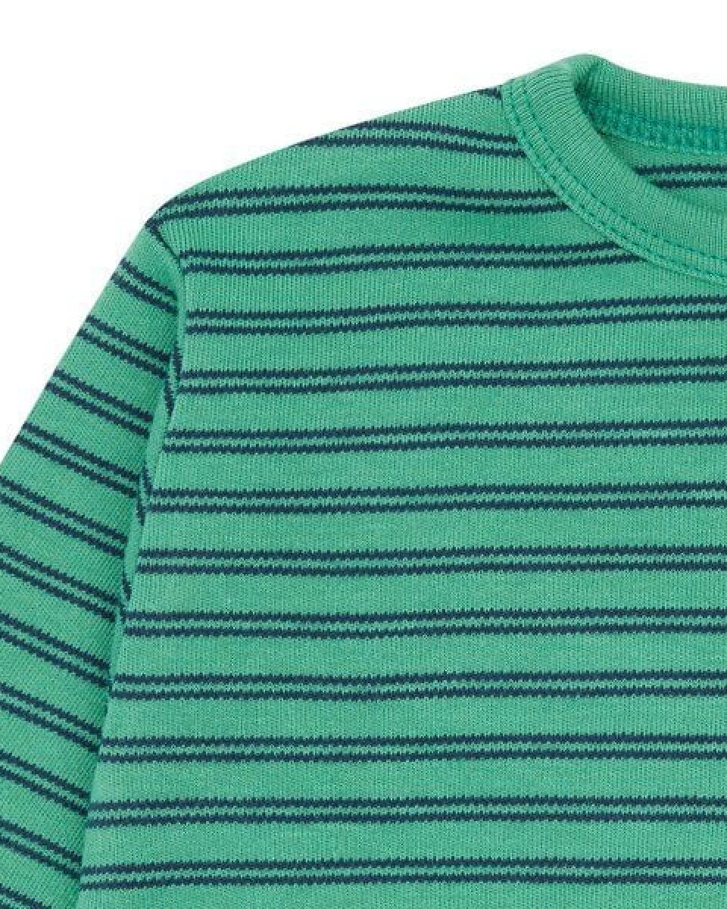 loud + proud Babys & Kinder Shirt langarm gestreift, GOTS-zertifiziert – Ansicht 3