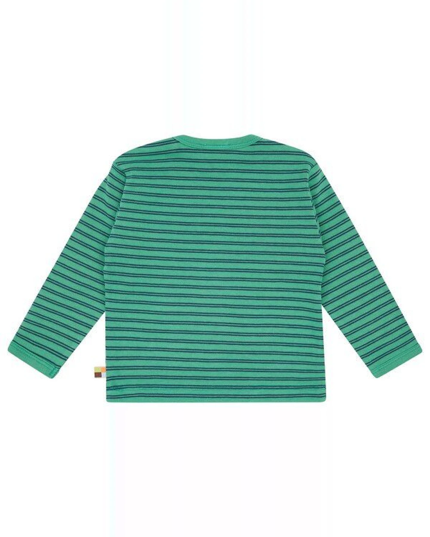 loud + proud Babys & Kinder Shirt langarm gestreift, GOTS-zertifiziert – Ansicht 2