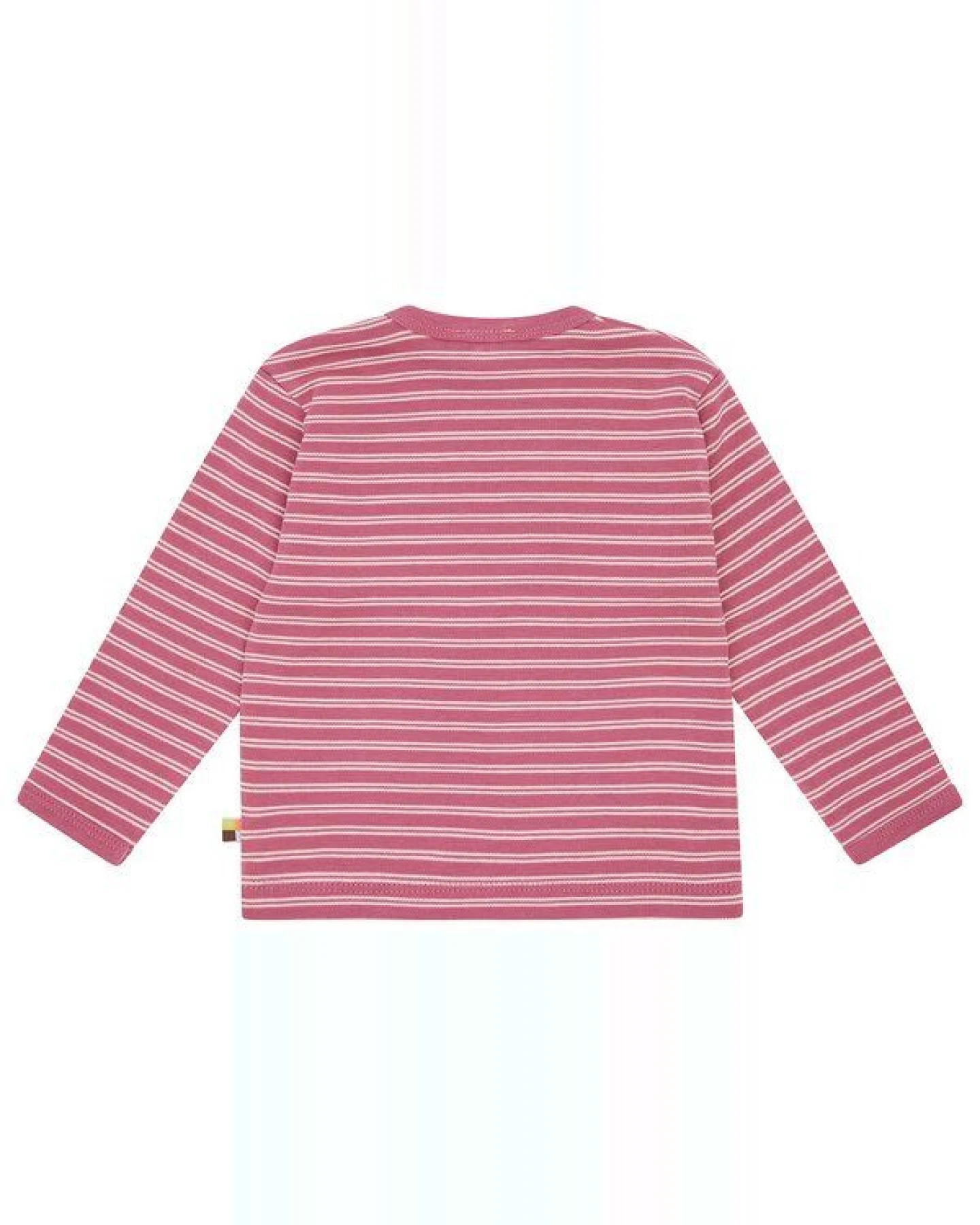 loud + proud Babys & Kinder Shirt langarm gestreift, GOTS-zertifiziert – Ansicht 2