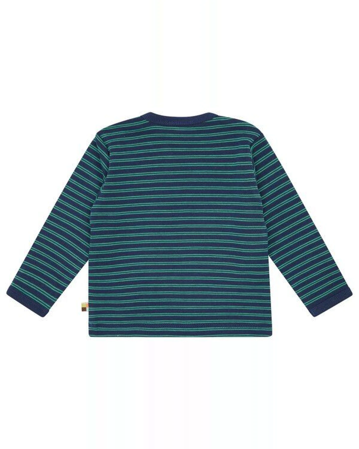 loud + proud Babys & Kinder Shirt langarm gestreift, GOTS-zertifiziert – Ansicht 2