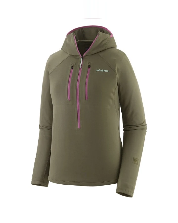 Patagonia - Women's R1 Ultralight Hoody - Fleecepullover Gr XS oliv