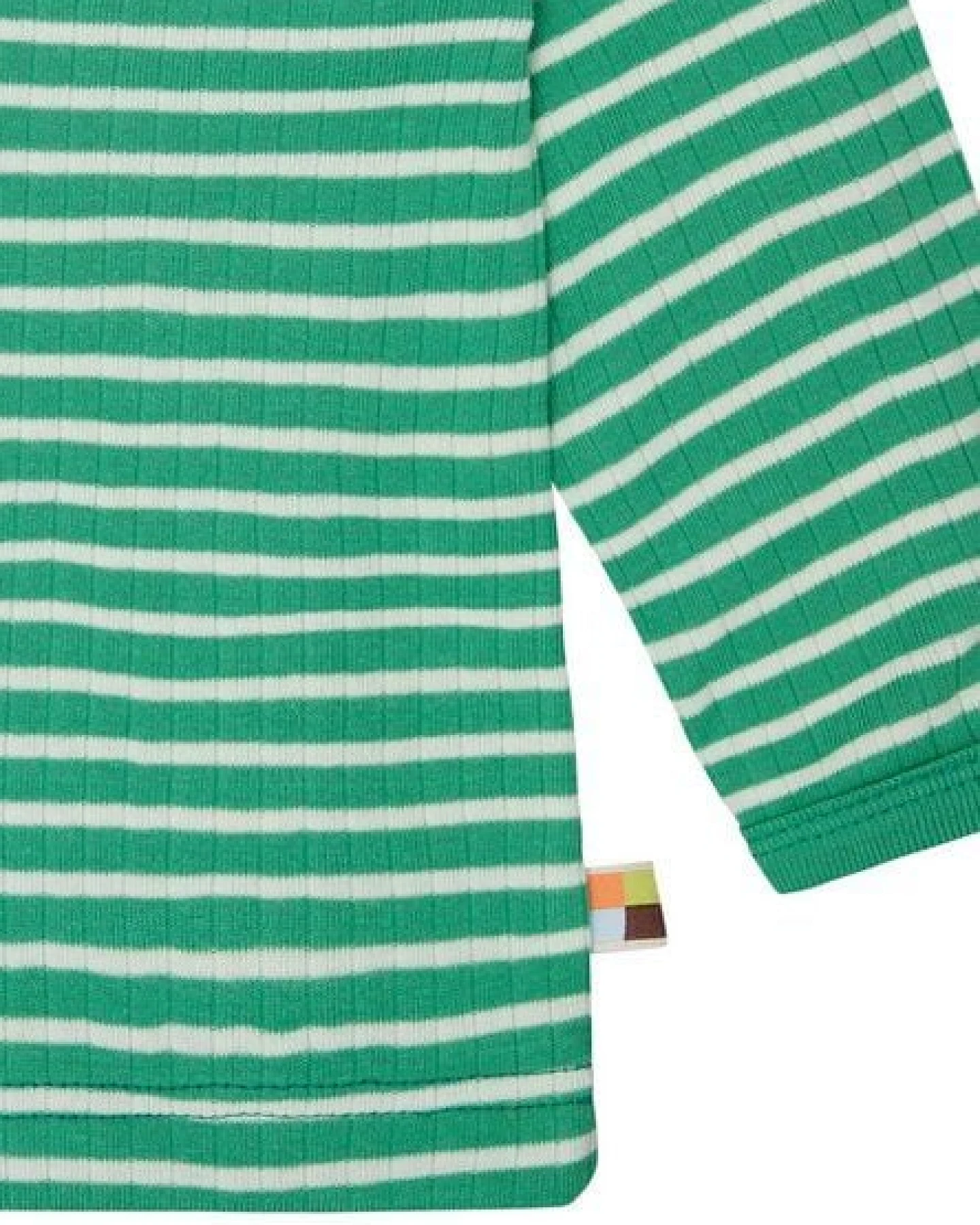 loud + proud Babys & Kinder Shirt langarm gestreift mit Rippe, GOTS-zertifiziert – Ansicht 3