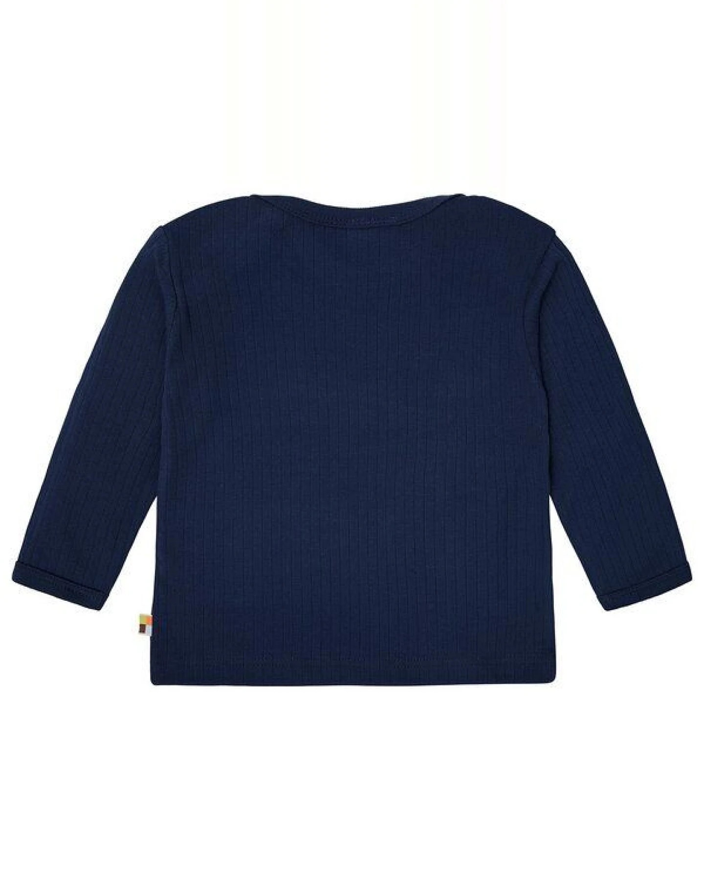 loud + proud Babys & Kinder Shirt langarm Uni mit Rippe, GOTS-zertifiziert – Ansicht 2