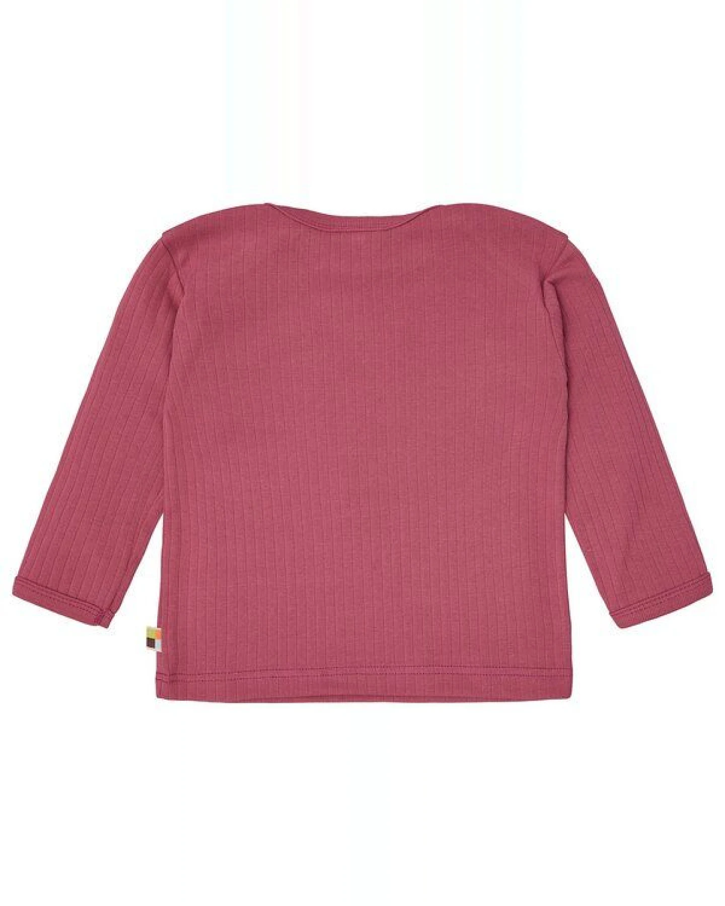 loud + proud Babys & Kinder Shirt langarm Uni mit Rippe, GOTS-zertifiziert – Ansicht 2