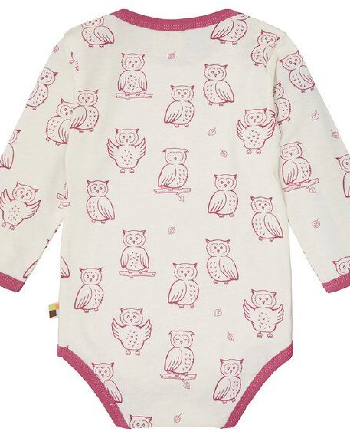 loud + proud Babys & Kinder Body langarm mit Druck, GOTS-zertifiziert – Ansicht 2