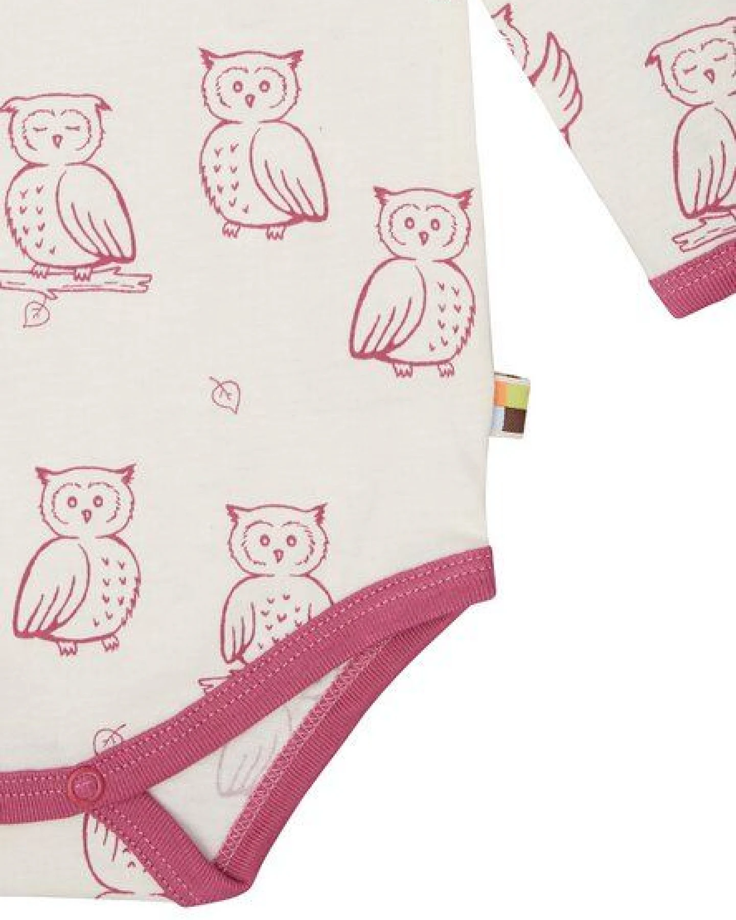loud + proud Babys & Kinder Body langarm mit Druck, GOTS-zertifiziert – Ansicht 3