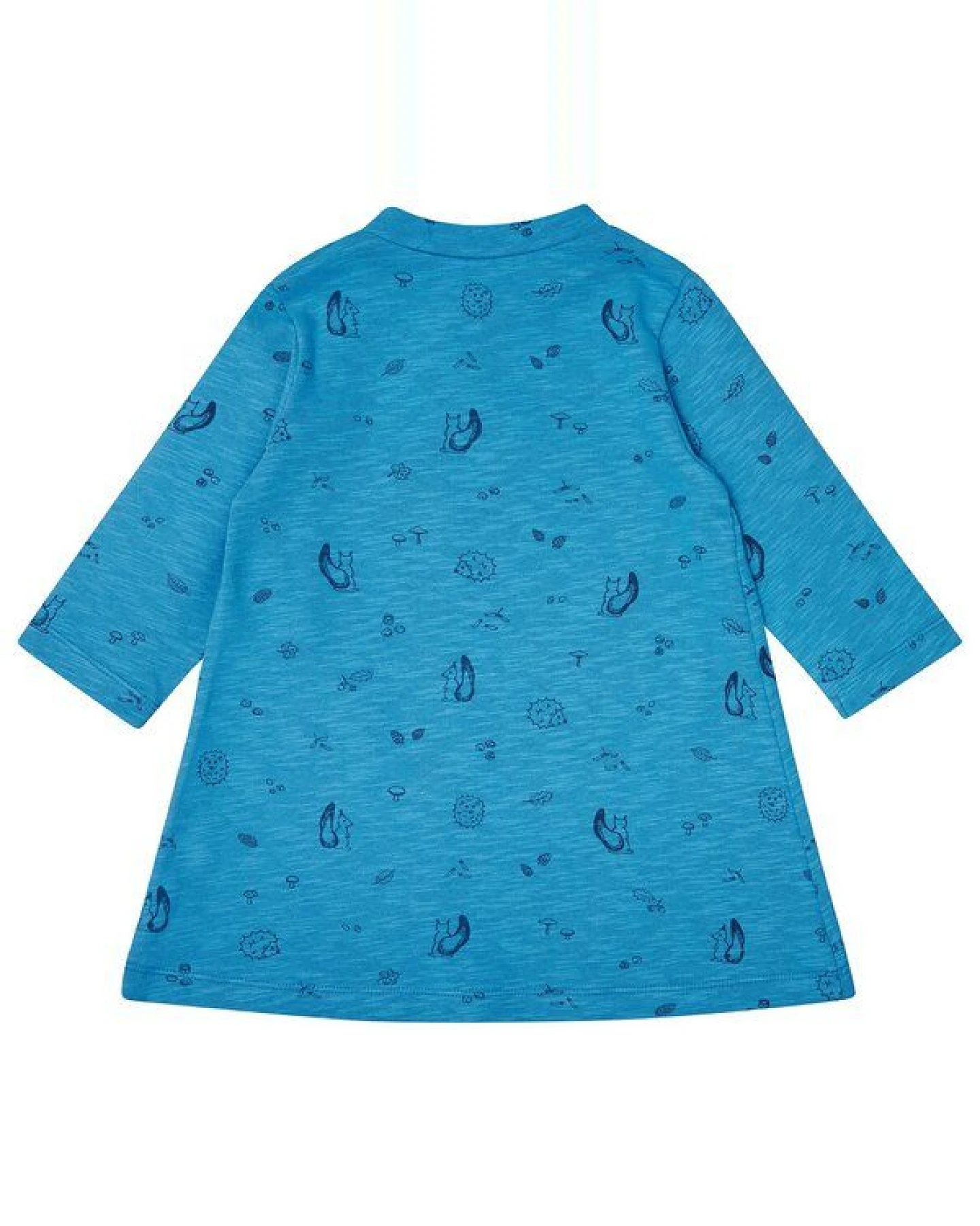 loud + proud Babys & Kinder Kleid Slub Jersey mit Druck, GOTS-zertifiziert – Ansicht 2