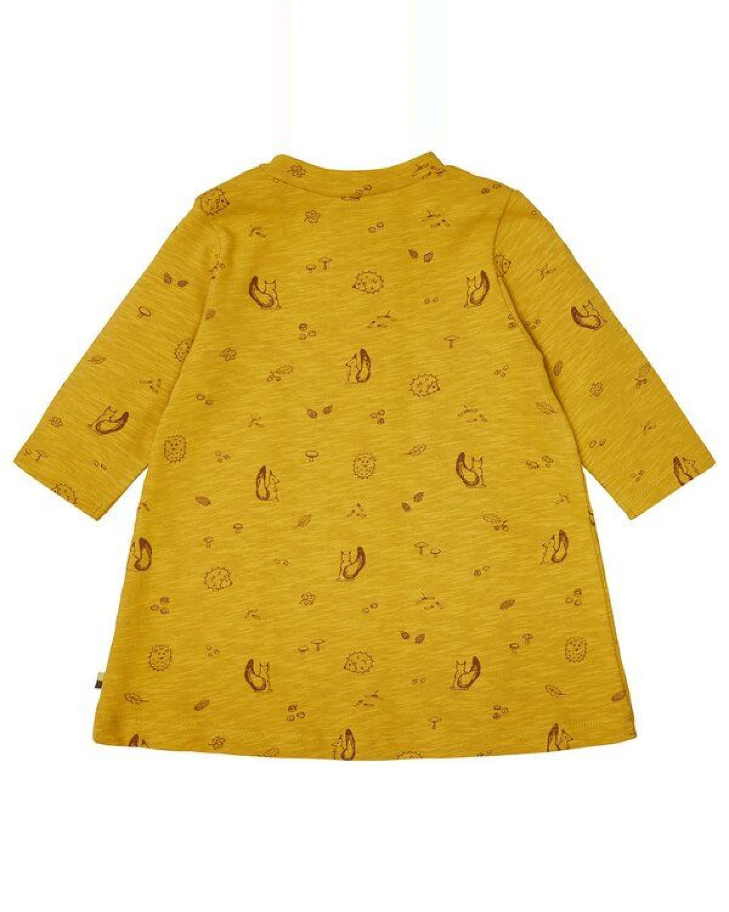 loud + proud Babys & Kinder Kleid Slub Jersey mit Druck, GOTS-zertifiziert – Ansicht 2