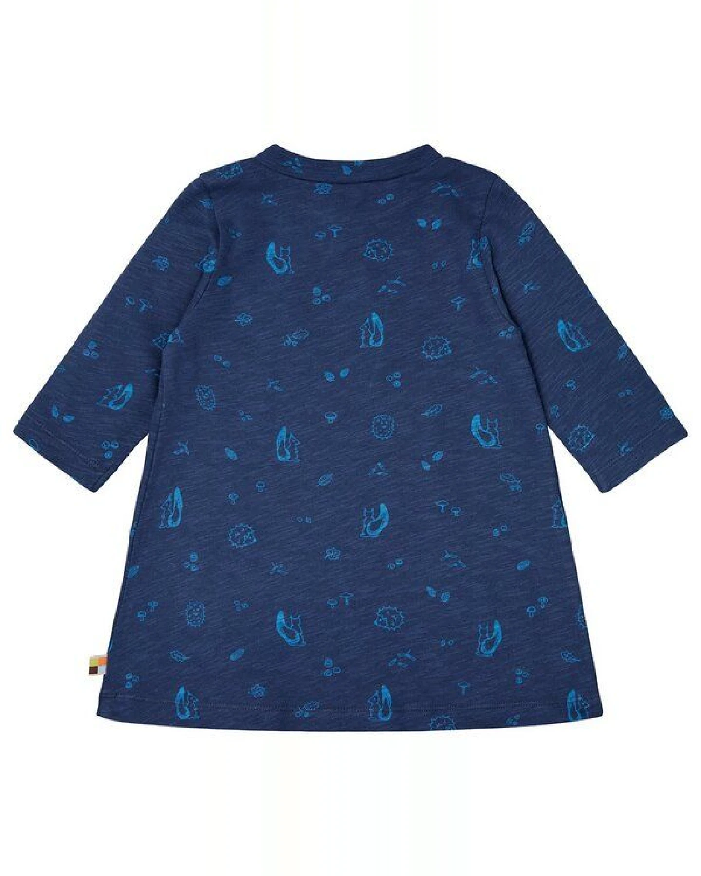 loud + proud Babys & Kinder Kleid Slub Jersey mit Druck, GOTS-zertifiziert – Ansicht 2