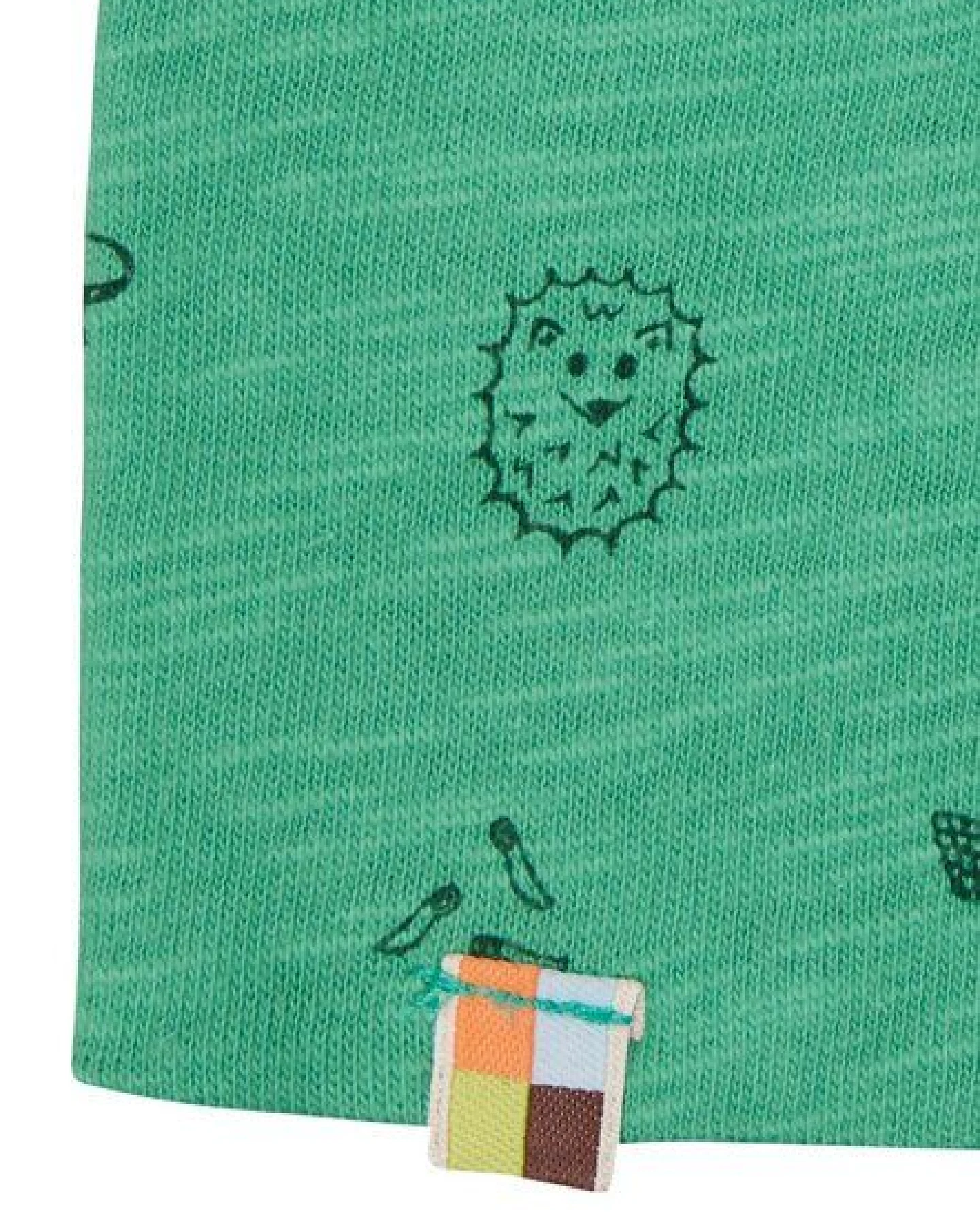 loud + proud Babys & Kinder Beanie aus Slub Jersey mit Druck, GOTS-zertifiziert – Ansicht 3
