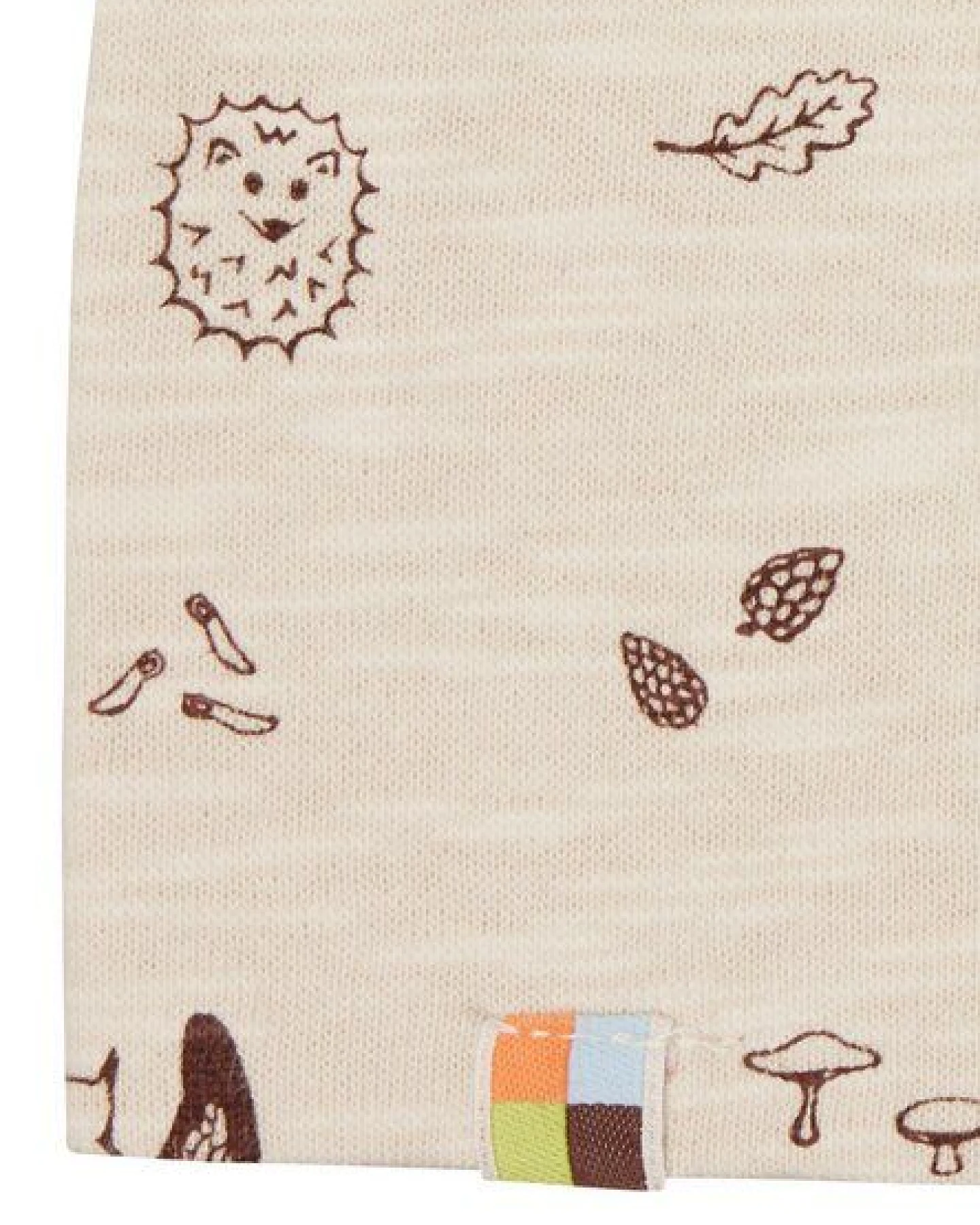 loud + proud Babys & Kinder Beanie aus Slub Jersey mit Druck, GOTS-zertifiziert – Ansicht 3